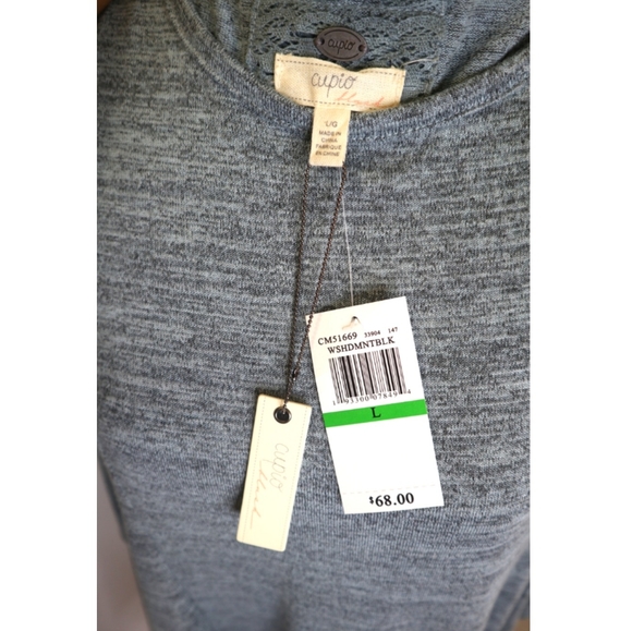 Cupio Gray Tunic - Picture 8 of 8